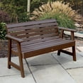 thumbnail image 5 of Highwood Furniture Weatherly Garden Bench 4ft-Finish:Weathered Acorn,Size:64"L x 25"D x 35"H, 5 of 8