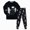 G882-Black, variant on HFHAPW Toddler Pajamas Kids Pajamas for Boys Girls Long Sleeve Set 2 Piece Snug Fit Pjs Set