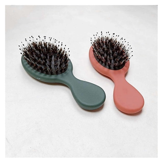 Juego de peines profesionales para cortar el cabello con cepillo desenredante antiestático para cabello húmedo y seco, color blanco.