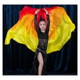 thumbnail image 7 of Silk Gradient Color Dance Veils Scarves Bellydance Throw Scarf Shawl 200*90cm, 7 of 7