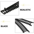 thumbnail image 2 of Milisten 1Set Realistic Plastic Train Track Black Highspeed Railroads for Model Train Layout, 2 of 7