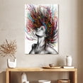thumbnail image 2 of Elephant Stock Subtle Seduction Wall Art - Vertical Canvas Wall Art - Living Room Wall Decor - People Canvas - Gray And Brown Decor By Ashvin Harrison - 26" x 39", 2 of 8