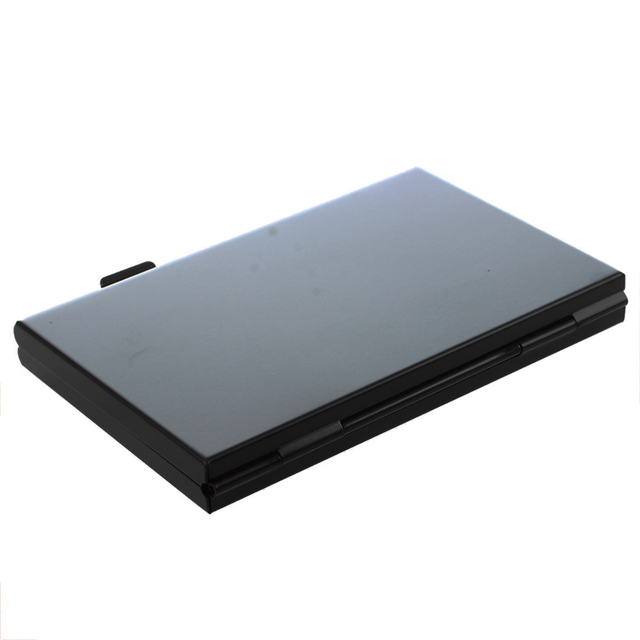 3X Étui de Transmission Étui de Stockage de Carte Mémoire Protection Alu. pour SD TF Flash pour Noir 6SD