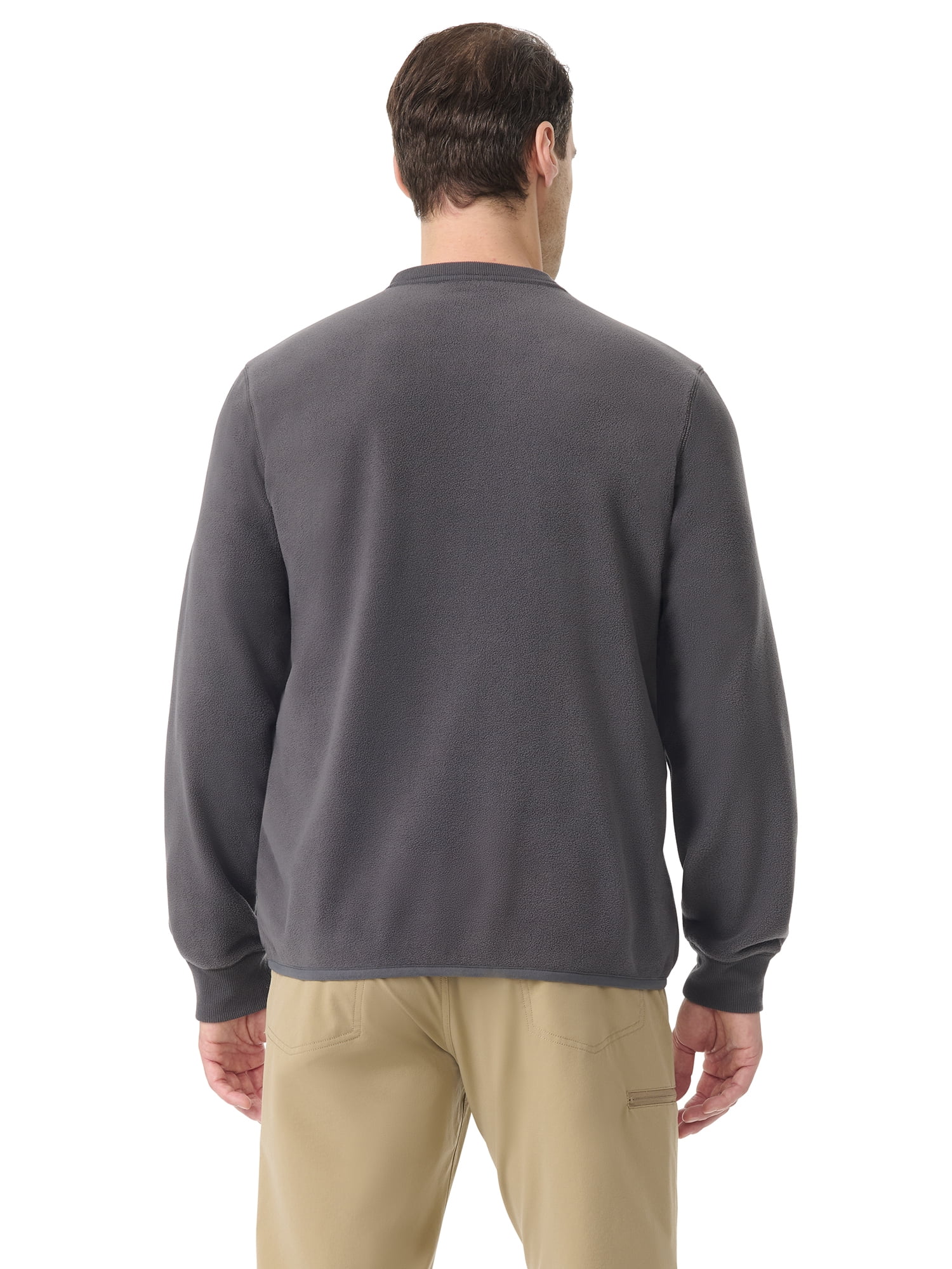 Bass & Co Men's Polar Utility Crew Fleece, Sizes S-3XL