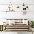 thumbnail image 5 of Estante Colgante de Pared, Estantes Boho con Madera, Macramé Hecho una Mano 2 Piezas para Colgar Plantas y DecoracióN, 5 of 5