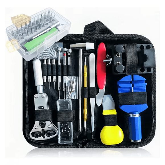 "Kit De Herramientas Reparación De Relojero 179 Piezas "