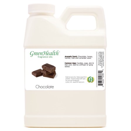 GreenHealth Chocolate Fragrance Oil 16 fl oz White Plastic Jug with Cap