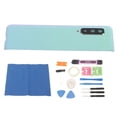thumbnail image 1 of Kit de herramientas de servicio profesional con cinta adhesiva para lente de cámara preinstalada y cubierta de vidrio trasero de repuesto para Samsung Galaxy Z Fold SM F900, color plateado, 1 of 14