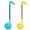Blue + Yellow, variant on Otamatone (Color Series Set - Blue + Hot Pink) Electronic Musical Toy Synthesizer Instrument - Jpn