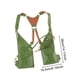 thumbnail image 3 of Bolso bandolera estilo steampunk con arnés oculto bajo el brazo para pesca. Verde, 3 of 9