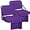 Purple,2 Pack, variant on Stadium Seat for Bleachers with Back Support and Wide Padded Cushion Stadium Chair - Includes Shoulder Strap and Cup Holder