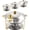 4, variant on 8QT Chafing Dishes for Buffet 4 Pack, Ultra-Large Capacity Warming Trays for Large Gatherings, 8QT Warmers for Parties Buffet, Catering Supplies Buffet Display Chafing Dish for Parties