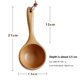 thumbnail image 4 of Kearding Cuchara de portátil de estilo japonés con mango corto, cuchara de arroz, cuchara de agua para Sauna, cuchara de agua para baño, Almacenamiento y organización del hogar Kearding HA023705-00, 4 of 5
