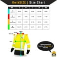 thumbnail image 6 of KwikSafety (Charlotte, NC) MECHANIC Long Sleeve Safety Shirt (w/POCKET & Black Trim) Class 3 ANSI OSHA Custom High Visibility Reflective Tape Construction Security Hi Viz Clothing Men | Yellow 2XL, 6 of 7