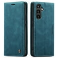 thumbnail image 2 of CaseMe Leather for Samsung Galaxy A34 Case, Flip Wallet Leather Case with Card Holder Magnetic Closure Shockproof Kickstand Protective Phone Cases Cover for Samsung Galaxy A34 6.6-inch,Blue, 2 of 12