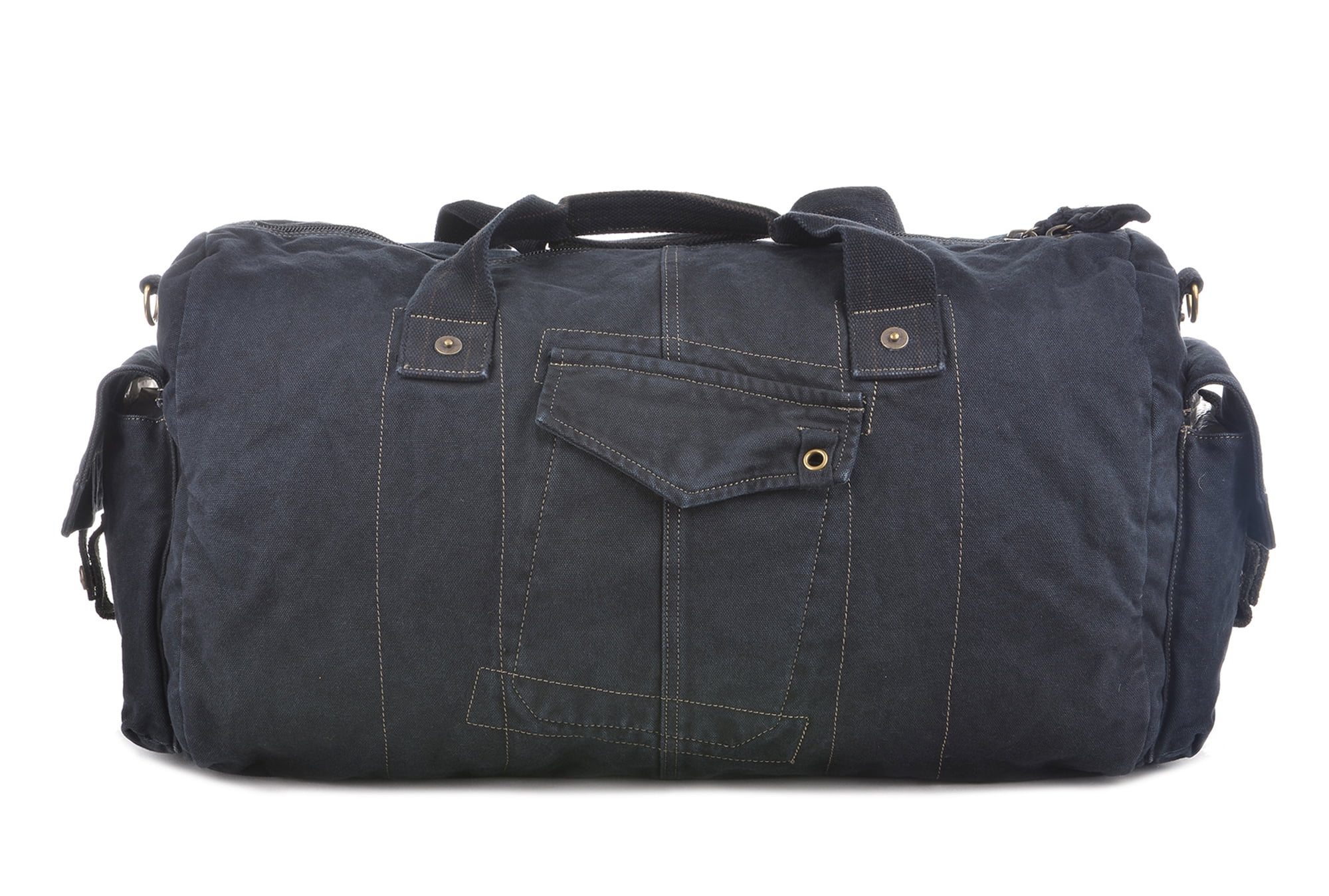 Gootium Vintage Canvas Travel Duffel Bag Weekend Sports Gym Bags, Army Green by