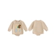 thumbnail image 2 of WIFORNT Baby Boy Romper Long Sleeve Round Neck Letter Embroidery Bodysuit Newborn Fall Playsuit, 2 of 9