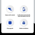thumbnail image 2 of yeacher Touchless Electronic Drawer Lock - Universal Invisible Cabinet Security with Fingerprint, Password & Remote Control for Home & Office Use, 2 of 6
