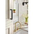 thumbnail image 2 of Amerock Balon 5-1/16 inch (128mm) Center-to-Center Matte Black Cabinet Pull, 2 of 6