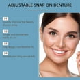 thumbnail image 2 of Adjustable Snap-On Dentures for Adults, Comfortable Portable Dental Braces, Enhances Smile Aesthetics, 2 of 5