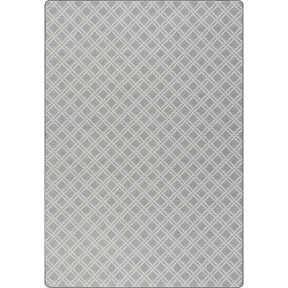Milliken Imagine Area Rug CANOVA LATTICE SILVERY BLUE Canova Lattice Silvery 3 10 x 5 4 Rectangle