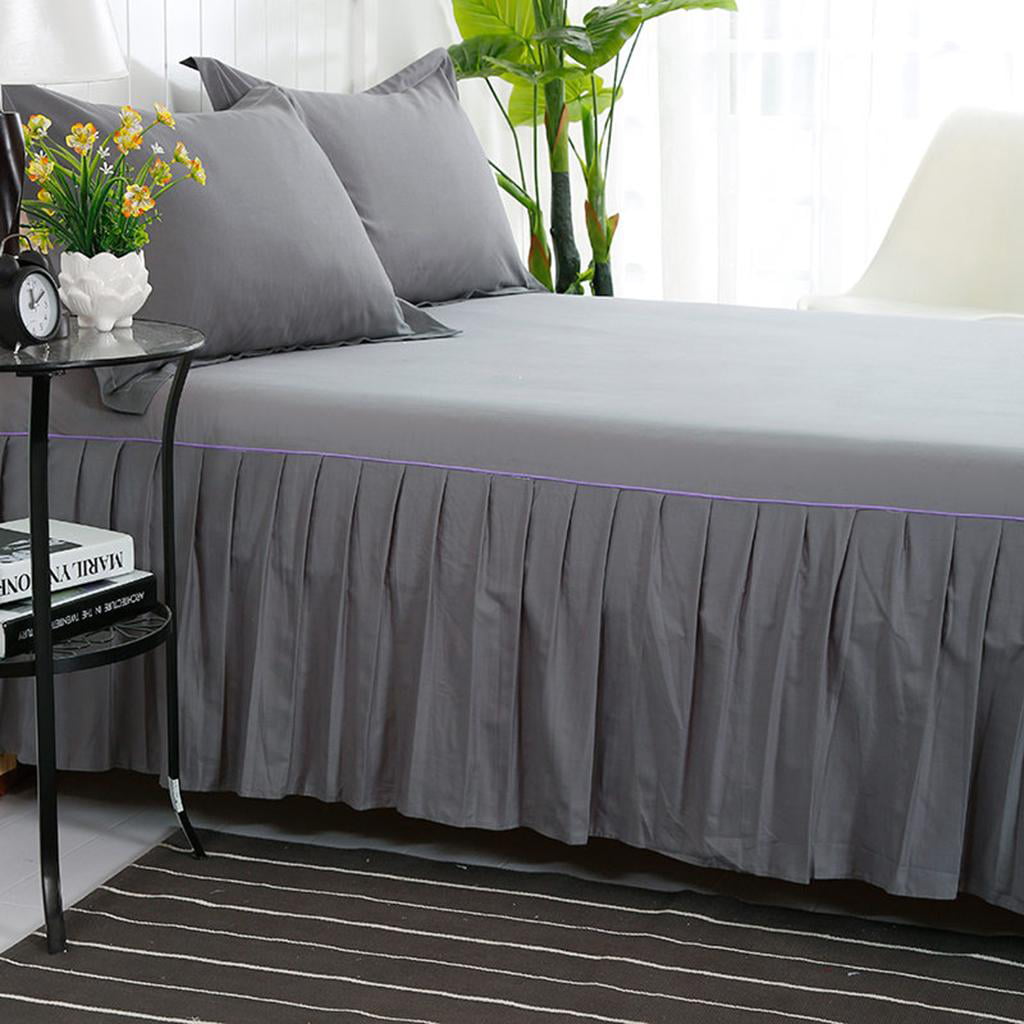 Details about   Luxury Fitted Valance Sheet with 16inch Bed Skirt for King Queen Size Bed 