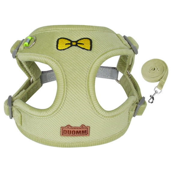 Yidarton New Pet Leash Vest Pet Chest Strap Small And Medium-sized Dog Strap Reflective Dog Walking Rope Green XL
