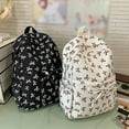 thumbnail image 3 of Bow Backpack for Teen Girls Cute Preppy Daypack College Bookbag Small Makeup Bag for School and Daily Use, 3 of 4