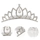 thumbnail image 3 of KAKOWELY Peineta de corona nupcial para boda, peineta de corona de novia, tiara para mujer, tocado de novia con clip, 3 of 5