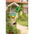 thumbnail image 5 of Teresa's Collections 42''H Bird Solar Garden Lights for Garden Decor, Outdoor Metal Flower Solar Yard Stake Lights for Lawn Patio Yard Decor, Gifts for Mom Grandma, 5 of 14