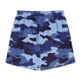 thumbnail image 4 of Boys 2 in 1 Camo Swim Trunks for Kids Quick Dry Boys Swim Shorts with Built in Liner Beach Board Shorts Adjustable Drawstring Waist,Size 11 T, 4 of 9