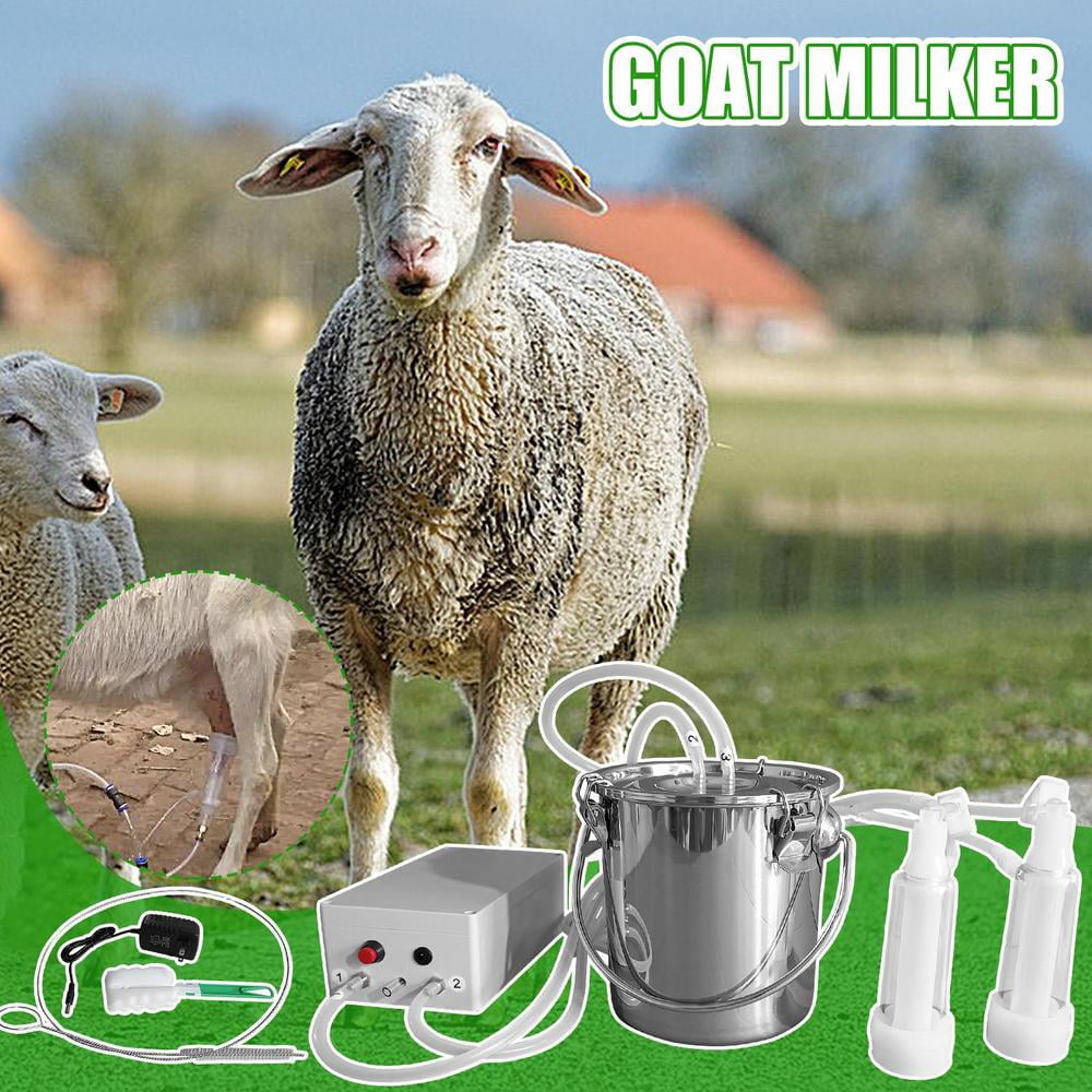 Flylapdo Goat Milker Machine Automatic Breast Pump Pulsating Vacuum Pump 3L Capacity Milk Machine For Efficient Dairy Operations judicious