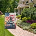 thumbnail image 2 of Wobogo Bald Eagle Tank Garden Flag 12×18 Inch Double Sided For Outdoor Yard Decoration, 2 of 6