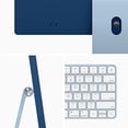 thumbnail image 4 of Restored Apple iMac (24-inch, Apple M1 chip with 8-Core CPU and 7?core GPU, 8GB RAM, 256GB) - Blue (Refurbished), 4 of 6