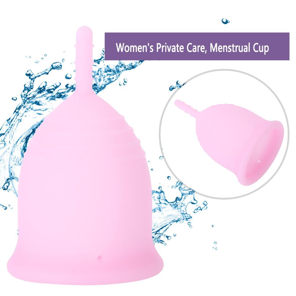Mgaxyff Feminine Hygiene Cup,3 Colors Menstrual Cup Medical Silicone