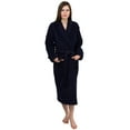 thumbnail image 1 of TowelSelections Women’s Organic Cotton Bathrobe Terry Shawl Robe, 1 of 1