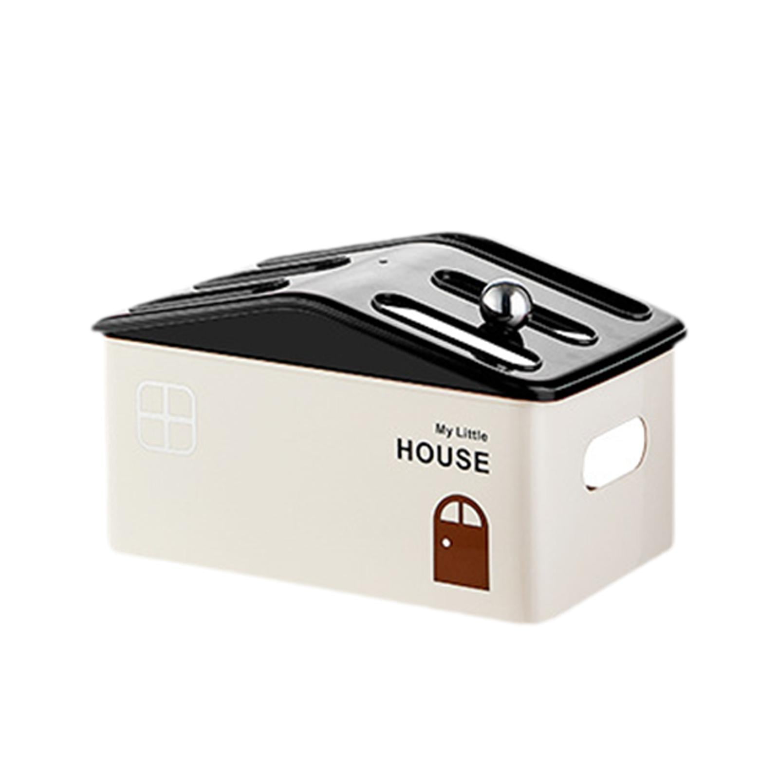 Fiocias Router Storage Box Cable Management Box Creative Ventilated Space Saving Desktop Single Layer