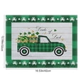thumbnail image 3 of TanSiDing St Patrick's Day Green Drying Mat for Kitchen Counter Watercolor St Patricks Day Dish Drying Mats Spring Absorbent Reversible Dish Drainer Rack Mat Dish Pad 42*32cm, 3 of 7
