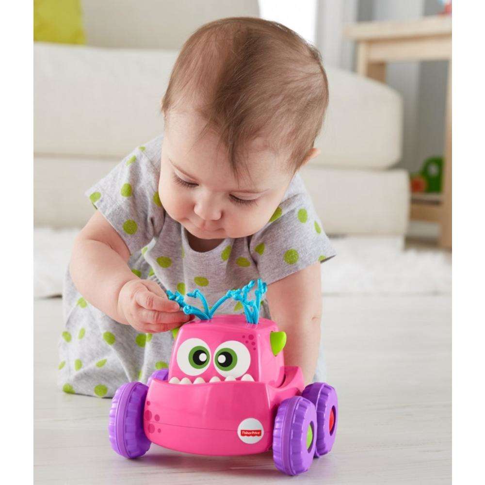 Fisher-Price Press 'N Go Monster Truck with Rolling Motion, Pink - image 2 of 7