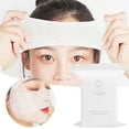 thumbnail image 1 of Compresses Humides en Coton Extensible pour Femmes, Démaquillage Spécial, Serviette de Visage en Coton, 1 of 5