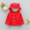 thumbnail image 1 of INFANTS & TODDLER GIRLS HOODED WOOLEN COAT, 1 of 5