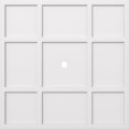 thumbnail image 1 of Ekena Millwork CMP38RK-02000 38 in. OD x 2 in. ID Square Rubik Architectural Grade PVC Contemporary Ceiling Medallion, 1 of 1