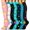 Pink White, variant on 7 Pairs Christmas Copper Compression Socks for Women & Men Circulation 15-20 mmhg - Better Blood Flow, Swelling, Best Support for Medical, Running, Nursing