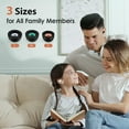 thumbnail image 3 of Memory Foam Tips for Samsung Galaxy Buds 2 / Plus/Beats Studio Buds, No Silicone Eartips Pain, Anti-Slip Replacement Ear Tips, Fit in The Charging Case, 3 Pairs (Assorted Sizes S/M/L, Black), 3 of 7