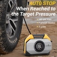 thumbnail image 2 of Tire Inflator Portable Air Compressor for Heavy-duty Vehicle Cordless Air Pump for Car Inflatables 15600mAh Battery, 2 of 6