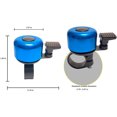 thumbnail image 1 of Ciclismo 2x Campanas de bicicleta de metal Seguridad Sonido Alarma Bocina Manillar de bicicleta Anillo de llamada Likrtyny Para estrenar, 1 of 7
