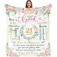 thumbnail image 1 of LHSHID 100th Birthday Gifts for Women 100th Birthday Decorations Gifts for 100th Birthday Happy 100th Birthday Gifts Best 100th Birthday Gift Ideas 100 Year Old Gifts for Mom Grandma Blanket 60x80in, 1 of 6