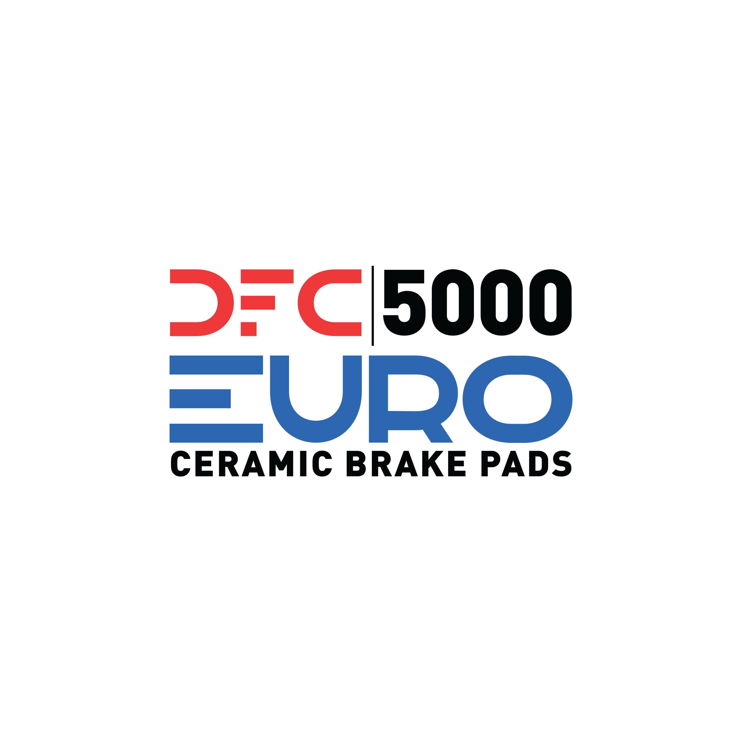 Dynamic 1600-0768-10 DFC 5000 Euro Ceramic Brake Pads Fits select: 1999-2005 VOLKSWAGEN JETTA, 1999-2005 VOLKSWAGEN NEW BEETLE