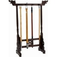 thumbnail image 6 of 12-Pin Wood Calligrapghy Brush Holder Chinese Brushes Hanger Japanes Calligraphy Pen Stand Rack Carving Sumi Brush Stand Painting Brushes Rack, 6 of 9