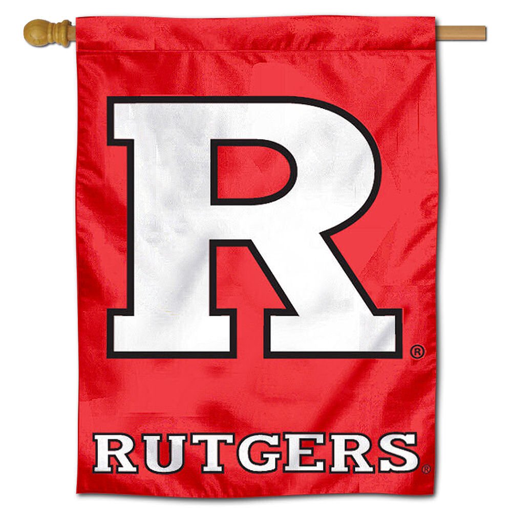 college flags and banners co. rutgers university scarlet knights house